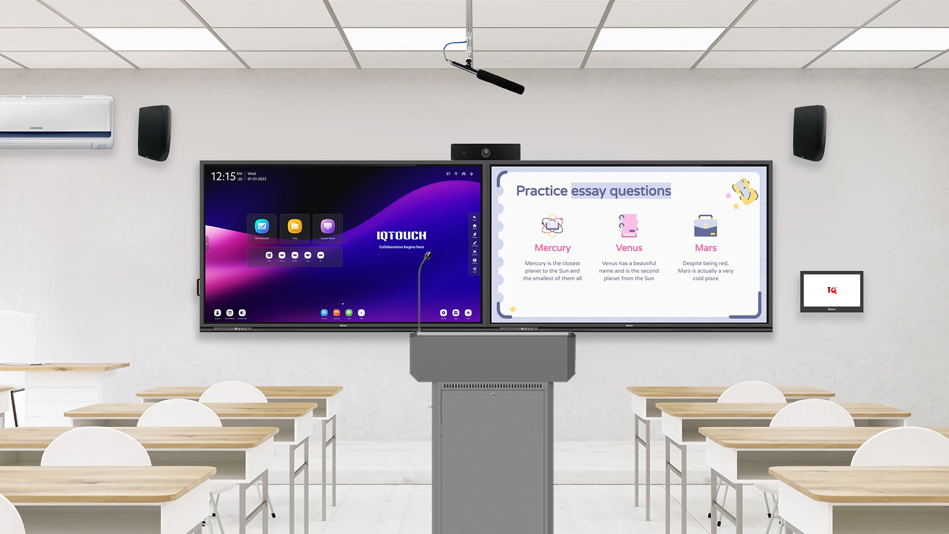 85 inch Digital Smart Interactive Whiteboard for classroom